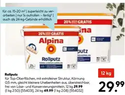 Hellweg Alpina rollputz Angebot