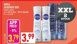 Marktkauf Nivea deospray duo Angebot