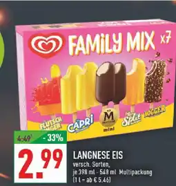 Marktkauf Langnese family mix Angebot