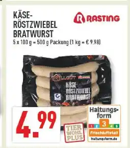 Marktkauf Rasting käse-röstzwiebel bratwurst Angebot