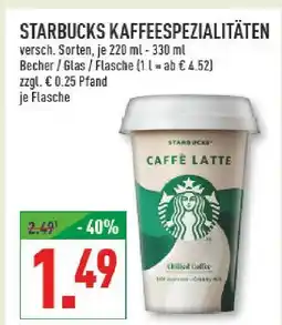 Marktkauf Starbucks kaffeespezialitäten Angebot