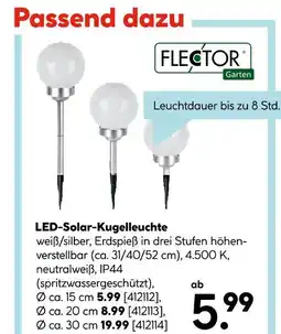 Hellweg Flector garten led-solar-kugelleuchte Angebot