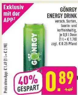 Marktkauf Gönrgy energy drink Angebot