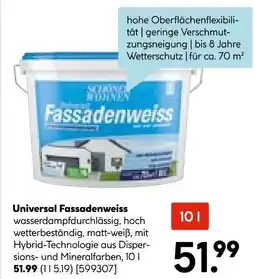 Hellweg Universal fassadenweiss Angebot