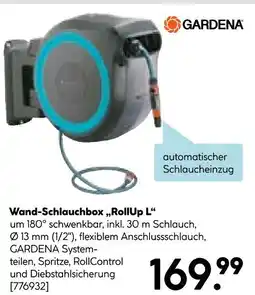 Hellweg Gardena wand-schlauchbox rollup l Angebot