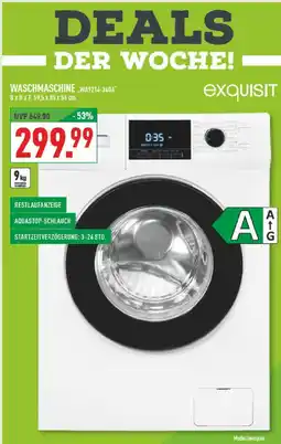 Marktkauf Exquisit waschmaschine wa9214-34da Angebot