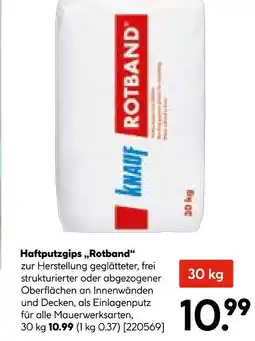 Hellweg Knauf rotband haftputzgips Angebot