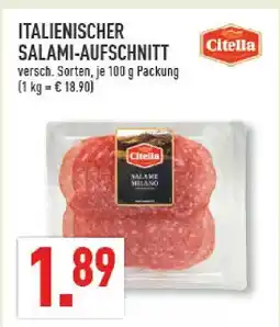 Marktkauf Citella italienischer salami-aufschnitt Angebot