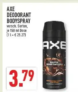 Marktkauf Axe deodorant bodyspray Angebot