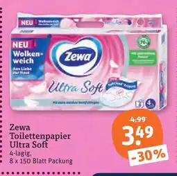 tegut Toilettenpapier ultra soft Angebot