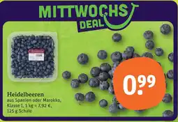 tegut Heidelbeeren Angebot
