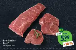 tegut Bio-rinderfilet Angebot