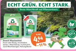tegut Frosch waschmittel Angebot