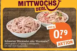 tegut Schweizer wurstsalat oder wurstsalat Angebot