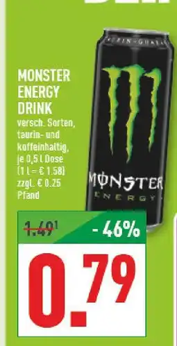 Marktkauf Monster energy drink Angebot