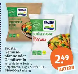 tegut Frosta gemüsepfanne oder gemüsemix Angebot