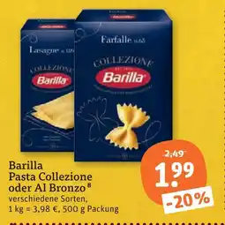 tegut Barilla pasta collezione Angebot