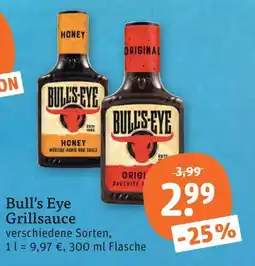 tegut Bull's eye grillsauce Angebot