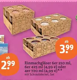 tegut Einmachgläser Angebot