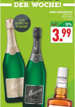 Marktkauf Mumm jahrgangssekt dry Angebot