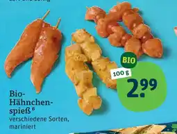 tegut Bio-hähnchenspieß Angebot