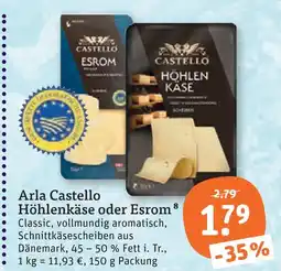 tegut Castello höhlenkäse oder esrom Angebot