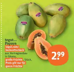 tegut Tegut papaya Angebot