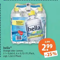 tegut Hella orange Angebot