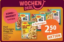 tegut Maggi fünf packungen gewürzmischungen Angebot