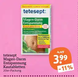 tegut Tetesept magen-darm entspannung kautabletten Angebot