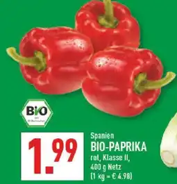 Marktkauf Bio-paprika Angebot