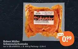 tegut Robert müller schweinelachssteaks Angebot