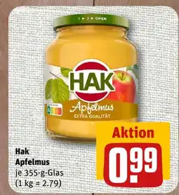 nahkauf Hak apfelmus Angebot