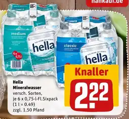 nahkauf Hella mineralwasser Angebot