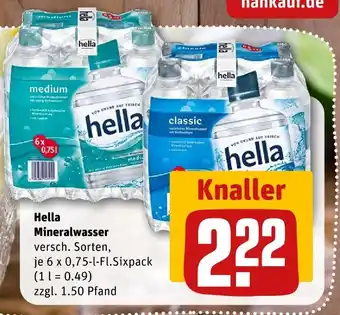 nahkauf Hella mineralwasser Angebot