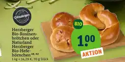tegut Herzberger bio-rosinenbrötchen Angebot