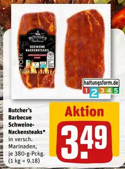 nahkauf Butcher’s barbecue schweine-nackensteaks Angebot