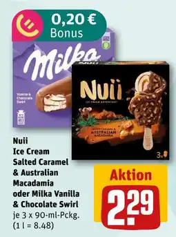 nahkauf Nuii ice cream salted caramel & australian macadamia Angebot