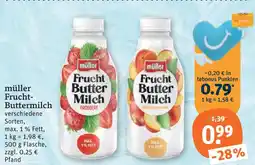 tegut Müller frucht-buttermilch Angebot
