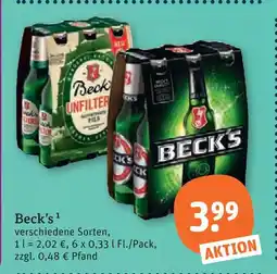 tegut Beck's bier Angebot