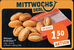 tegut Weizenbrötchen Angebot