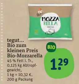 tegut Tegut... bio-mozzarella Angebot