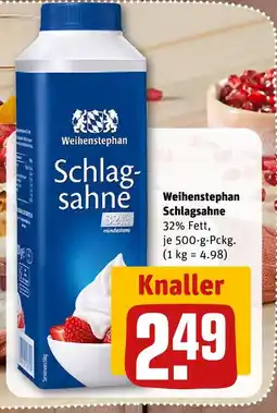 nahkauf Weihenstephan schlagsahne Angebot