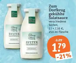 tegut Zum dorfkrug gekühlte salatsauce Angebot
