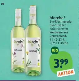 tegut Biorebe wein Angebot