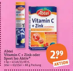 tegut Abtei vitamin c + zink Angebot