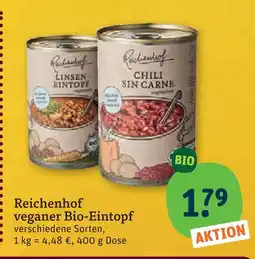 tegut Reichenhof veganer bio-eintopf Angebot