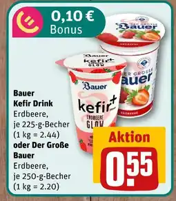 nahkauf Bauer kefir drink erdbeere Angebot