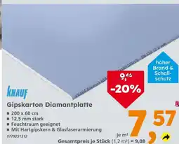 Globus Baumarkt Knauf gipskarton diamantplatte Angebot