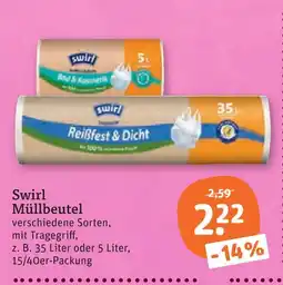 tegut Swirl müllbeutel Angebot